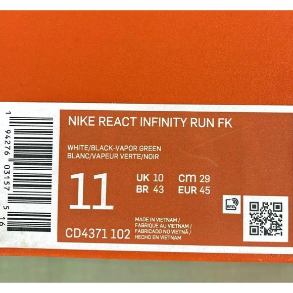 Nike React Infinity Run Flyknit FK Running Shoes - Picture 6 of 11